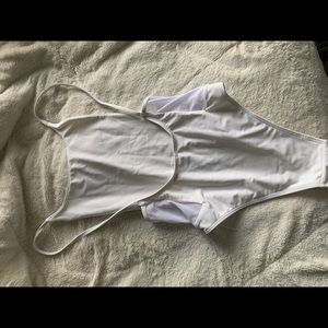 zaful one piece open back bathing suit